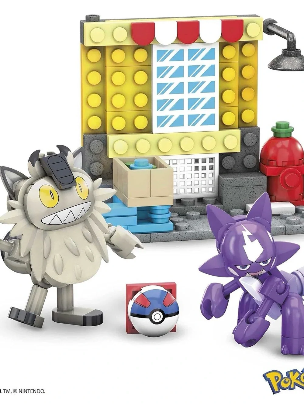 MEGA Construx Pokémon Galarian Meowth vs Toxel Building Set 114pc GYC98